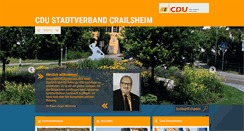 Desktop Screenshot of cdu-crailsheim.de